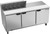 Beverage Air SPE72HC-10 72" W Three-Section Three Door Sandwich Top Refrigerated Counter