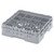 Cambro 16S318151 Camrack Glass Rack With Soft Gray Extender