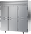 Beverage Air HRPS3HC-1HS 78" W Three-Section Solid Door Reach-In Horizon Series Refrigerator