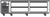 Vulcan VSC84 84" W Stainless Steel Self-Contained Refrigerated Base - 115 Volts