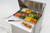Migali C-SP27-12BT-HC 27.5" W One-Section One Door Competitor Series Refrigerated Counter/Big Top Sandwich Prep Table