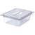 Carlisle 10221B07 1/2 Size 5.5 Qt. Polycarbonate Clear Storplus Food Pan