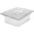 Carlisle 10221B07 1/2 Size 5.5 Qt. Polycarbonate Clear Storplus Food Pan