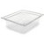Carlisle 10221B07 1/2 Size 5.5 Qt. Polycarbonate Clear Storplus Food Pan