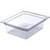Carlisle 10221B07 1/2 Size 5.5 Qt. Polycarbonate Clear Storplus Food Pan