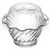 Carlisle 453007 3 3/4" Dia. 5 Oz. Plastic Tulip Dessert Dish
