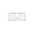Metro DD18K4 Super Erecta Shelf Divider 8" x 18" (203 x 457mm) Metroseal Gray Epoxy-Coated Corrosion-Resistant Finish