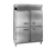 Traulsen RHT232WP-HHS 58"W Two-Section Steel Door Spec-Line Refrigerator