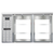 Continental Refrigerator BB59NSSGDPT 59"W Glass Door Refrigerated Back Bar Cooler