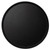 Cambro 1950CT110 19.44" Dia. Fiberglass Black Satin Round Camtread Serving Tray - 12/Case