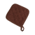 San Jamar 802TPH 8" x 8" Brown Pot Holder