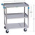Lakeside 422 31" W 500 Lbs. Stainless Steel 3-Tier Utility Cart