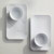 American Metalcraft MCP12MA Plastic White Rectangular Platter