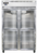 Continental Refrigerator 2RNSSGDHD 52" W Two-Section Glass Display Reach-In Refrigerator