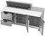 Beverage Air SPED72HC-12C-2 72" W Three-Section Two Door Sandwich Top Refrigerated Counter