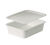 Matfer Bourgeat 510501 20-7/8"W White Rectangle Polyethylene Dough Container