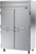 Beverage Air HFPS2HC-1HS 52" W Two-Section Solid Door Reach-In Freezer - 115 Volts