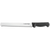 Dexter 31604B 10" Black Scalloped Edge Basics Slicer and Bread Knife with Polypropylene Handle