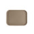 CAC China FGTD-1216BN 16" L x 12" W Fiberglass Brown Rectangle Tray