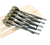 Matfer Bourgeat 141013 Dough Cutter 5 Wheels & 4 Strips 2-1/4" Wheel Dia. Stainless Steel