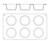 Matfer Bourgeat 257915 Gastroflex Muffin Mold 6 Per Sheet 2-3/4" Dia. x 1-1/2"H Muffins Food Grade Silicone