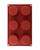 Matfer Bourgeat 257915 Gastroflex Muffin Mold 6 Per Sheet 2-3/4" Dia. x 1-1/2"H Muffins Food Grade Silicone