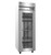 Hoshizaki F1A-FGE Steelheart Series 27.5" W Stainless Steel One-Section 1 Full Hinged Glass Door Reach-In Freezer - 115 Volts