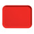 Cambro 1418CL163 14" Red Rectangle Camlite Tray - 12/Case