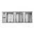 Continental Refrigerator BB90SNSSGD 90"W Glass Door Refrigerated Back Bar Cooler