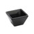 American Metalcraft MELSCB51 1 Oz. Plastic Black Square Sauce Cup