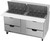 Beverage Air SPED60HC-24M-4 60" W Two-Section Four Drawer Mega Top Refrigerated Counter