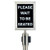 Winco CGSF-12S Sign Frame Fits on Top of Stanchion