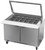 Beverage Air SPE48HC-18M-STL 48" W Two-Section Two Door Mega Top Refrigerated Counter