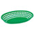 Winco POB-G
 10"
 Plastic
 Green
 Oval
 Basket
 3 Dozen (Contains 1 Dozen)