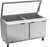 Beverage Air SPE60HC-24M-STL 60" W Two-Section Two Door Mega Top Refrigerated Counter