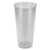 Winco PTP-24C 24 Oz. Clear Plastic Pebbled Tumbler