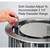 Lakeside 903 Adjust-a-Fit 6" Dia. Round Stainless Steel 1-Tube Shielded Dish Dispenser