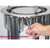Lakeside 903 Adjust-a-Fit 6" Dia. Round Stainless Steel 1-Tube Shielded Dish Dispenser
