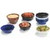 Carlisle 087303 3 3/4" Dia. Melamine Black Molcajete Salsa Dish - 48 per case