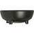 Carlisle 087303 3 3/4" Dia. Melamine Black Molcajete Salsa Dish - 48 per case