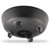 Carlisle 087303 3 3/4" Dia. Melamine Black Molcajete Salsa Dish - 48 per case