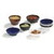 Carlisle 087303 3 3/4" Dia. Melamine Black Molcajete Salsa Dish - 48 per case