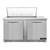 Continental Refrigerator D60N18M-FB 60" W Two-Section Two Door Designer Line Mighty Top Sandwich Unit