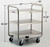 Lakeside 222 30" W x 20" D x 35-3/4" H Stainless Steel Tubular U-Frame Utility Cart