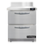 Continental Refrigerator SW27NBS-FB-D 27.5"W Two Drawer Stainless Steel Work Top Refrigerator With 5 1/2"H Backsplash