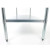 Adcraft WT-3048-E 48" W x 30" D Stainless Steel Commercial Work Table with Galvanized Legs