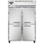 Continental Refrigerator 2RNHD 52" W Two-Section Solid Door Reach-In Refrigerator