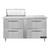 Continental Refrigerator D60N8-D 60" W Two-Section Four Drawer Designer Line Sandwich Unit