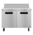 Hoshizaki SR48B-12 48" W Two-Section Two Door Reach-In Steelheart Series Sandwich Top Refrigerator