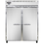 Continental Refrigerator 2RENSSPT 57"W Two-Section Solid Door Extra-Wide Refrigerator
